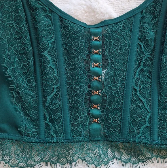 Make Offer! NWT Victoria's Secret Dream Angels Lace Corset - Picture 3 of 6